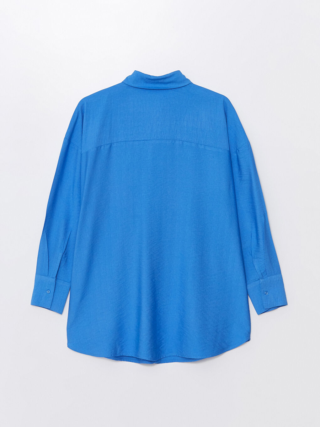 Plain Oversize Women's Shirt Tunic-6