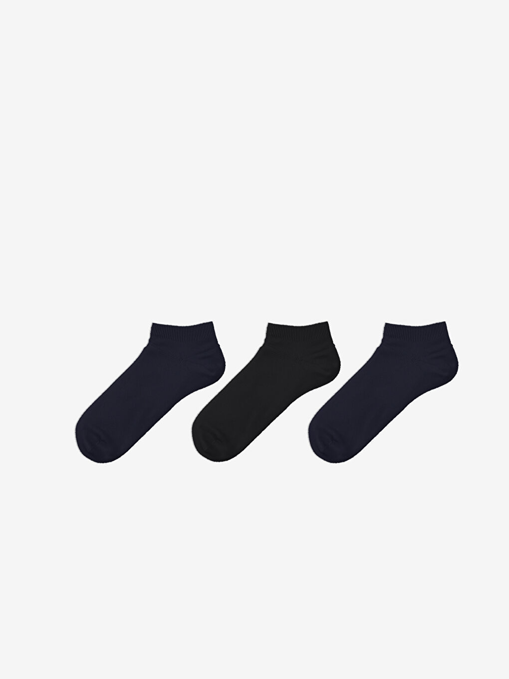 Ерлерге арналған өрнексіз патик шұлықтары 3 данадан тұратын