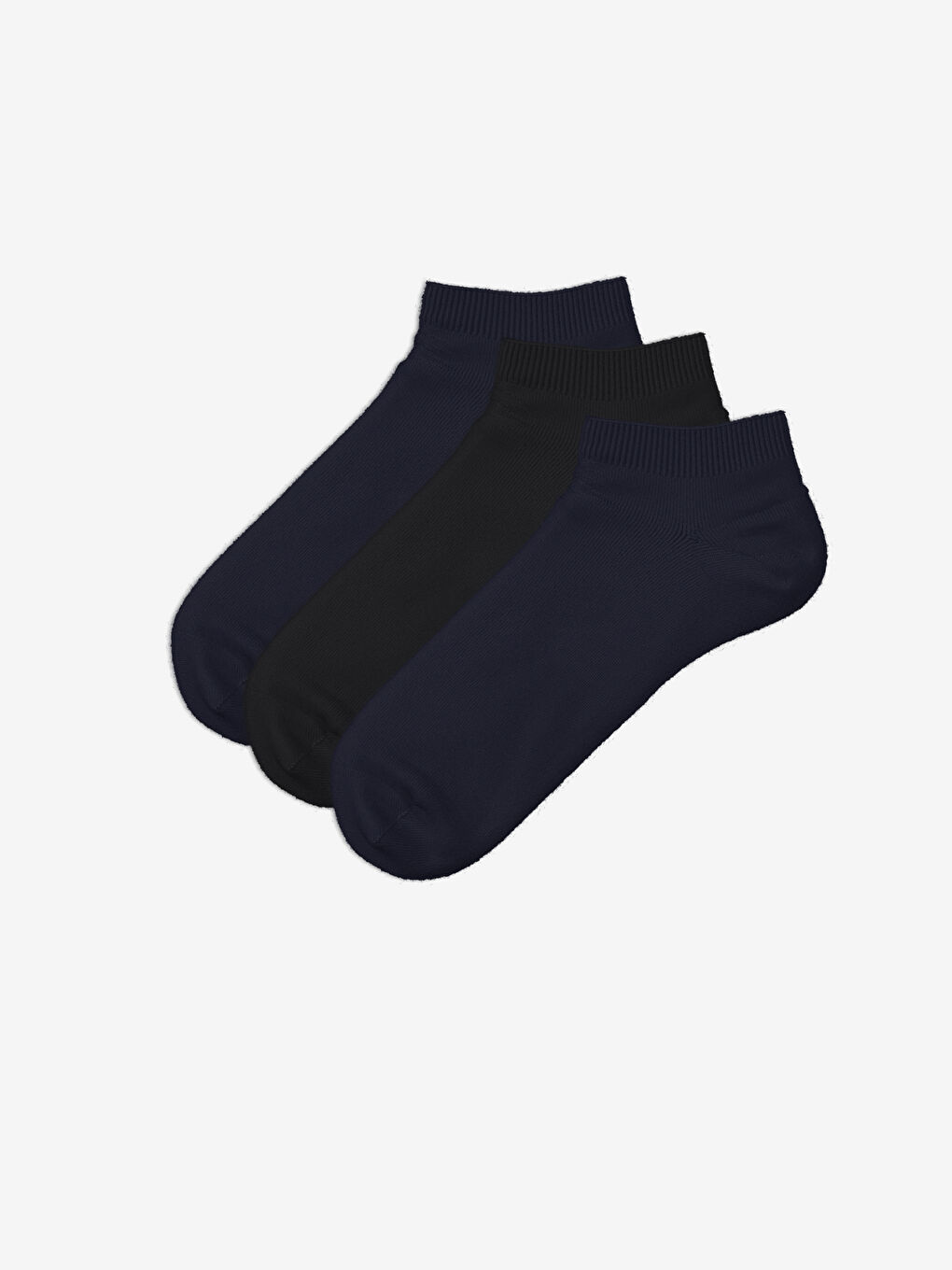 Ерлерге арналған өрнексіз патик шұлықтары 3 данадан тұратын-1