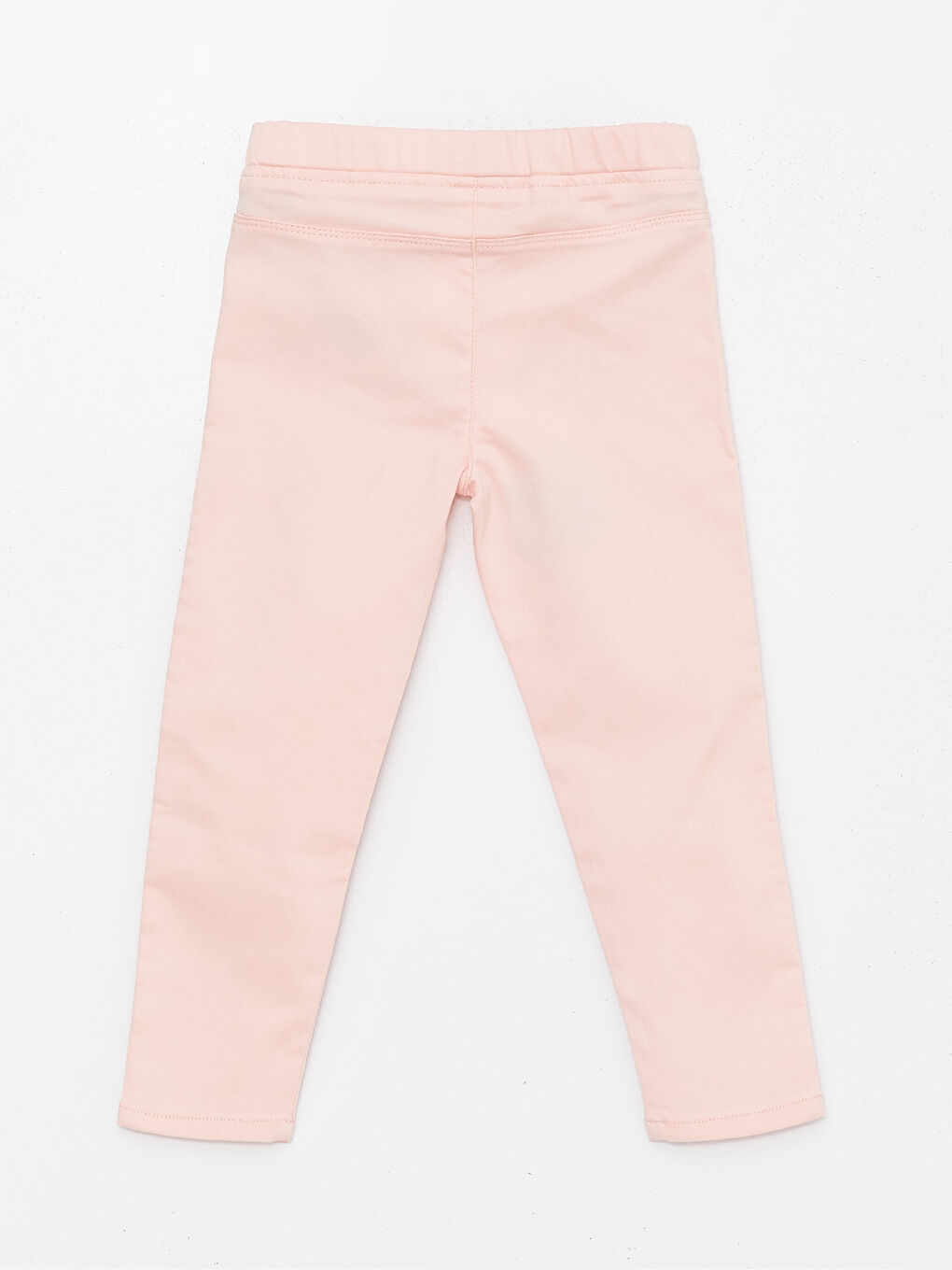 LCW baby Açık Pembe Beli Lastikli Basic Kız Bebek Tayt Pantolon - 1