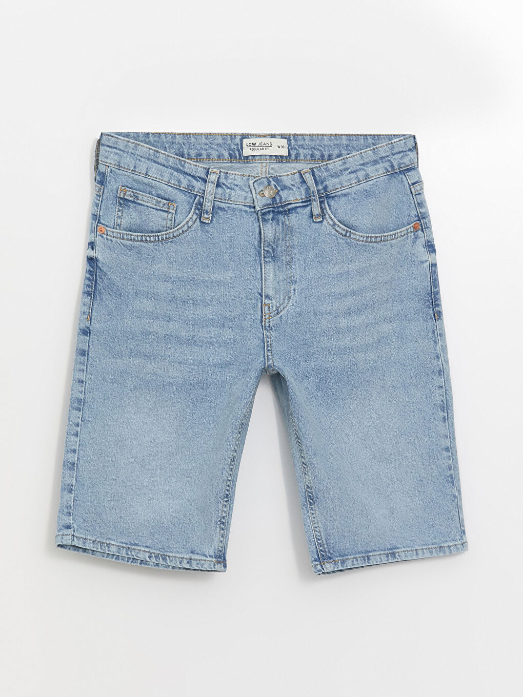 LCW Jeans İndigo Standart Kalıp Erkek Jean Şort - 10