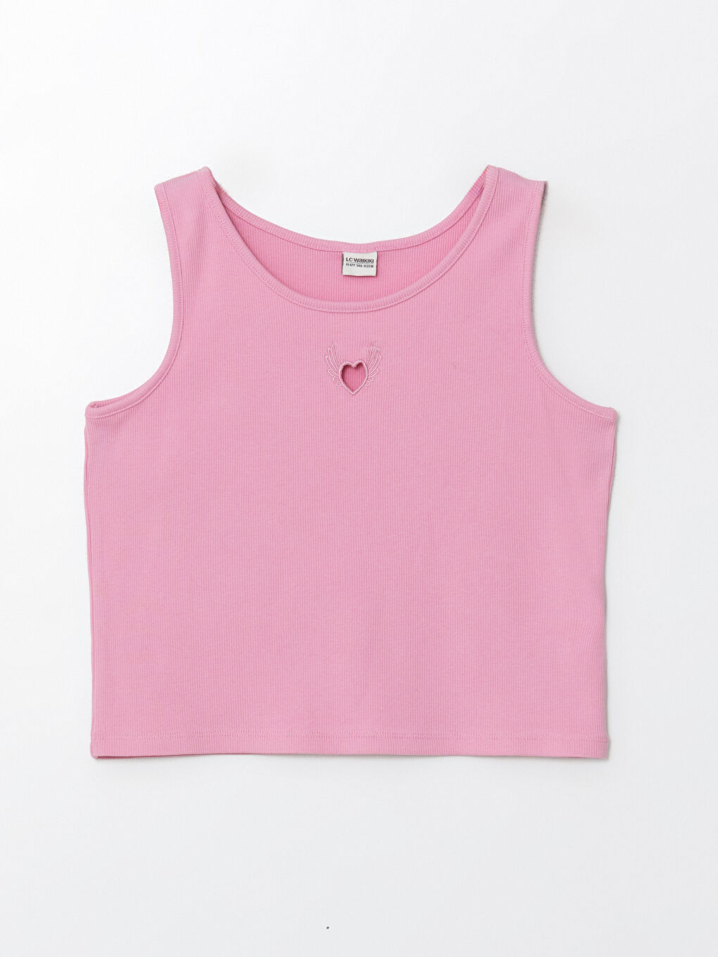 Crew Neck Basic Girls' Tank Top -S4IE00Z4-GFC