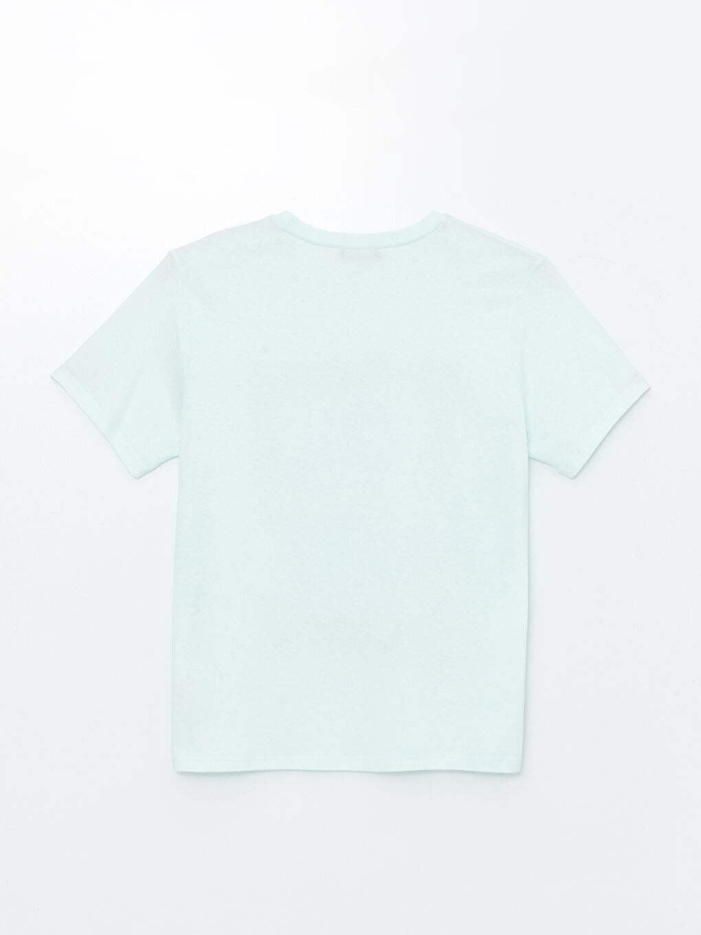 Turkuaz Bisiklet Yaka Kısa Kollu Baskılı Penye Erkek Tişört-6