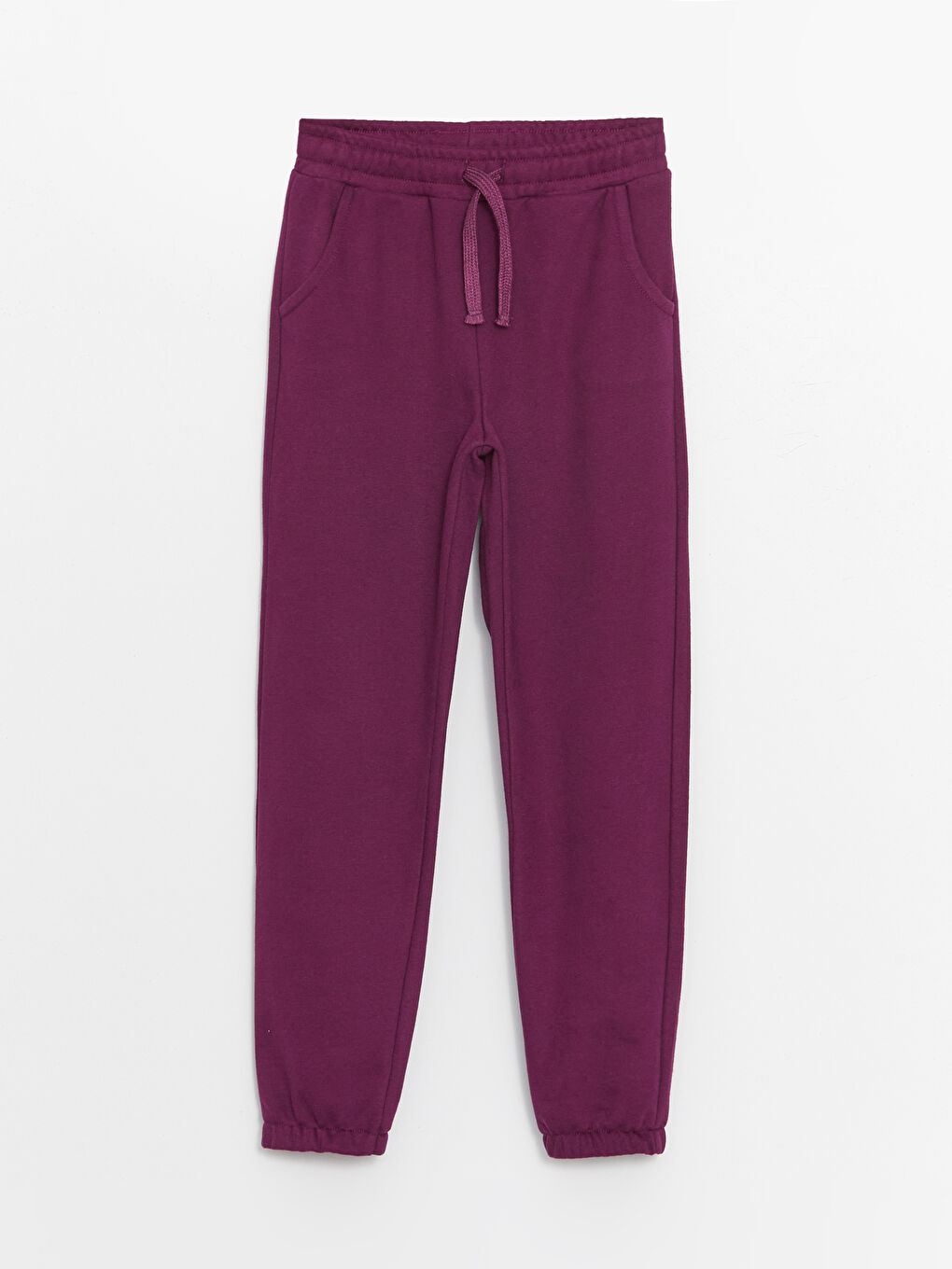 Elastic Waist Basic Girls' Jogger Sweatpants-2