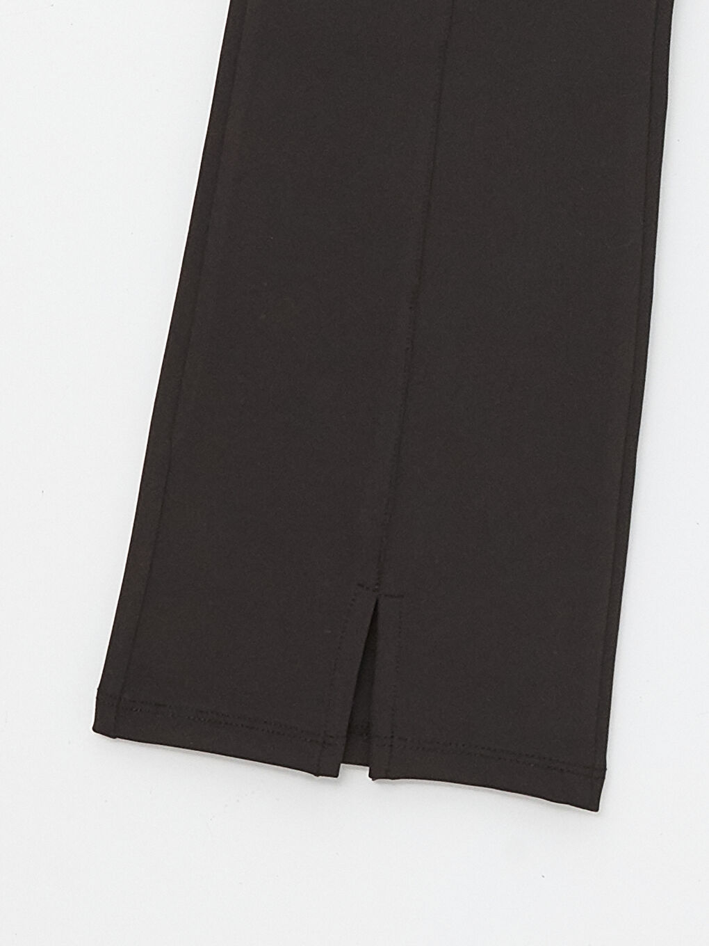 Siyah Beli Lastikli Basic Kız Çocuk Tayt-4