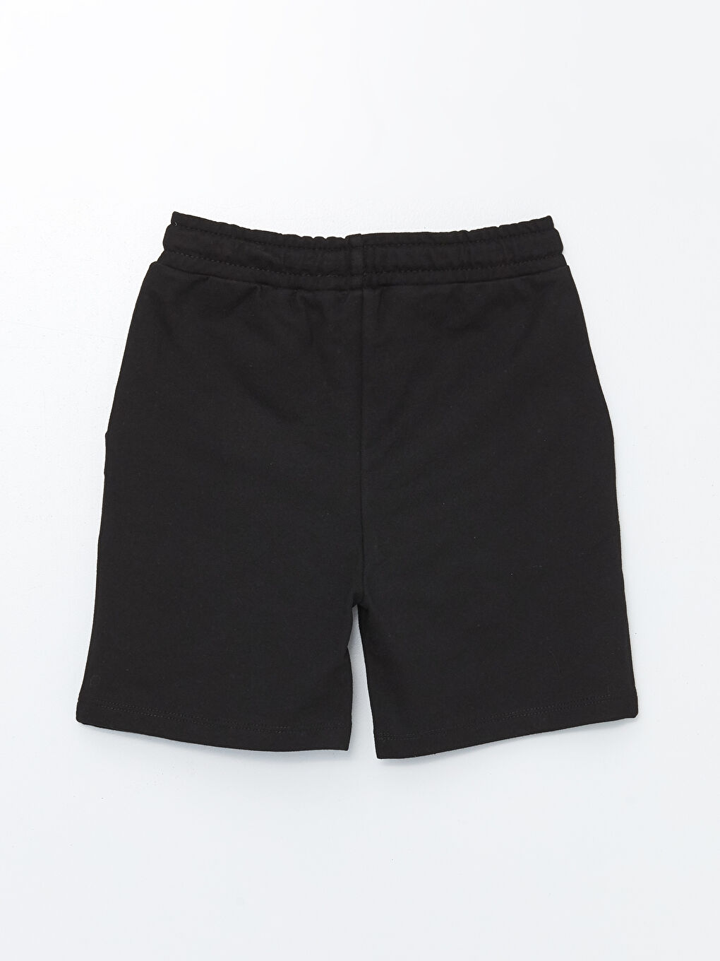 Siyah Bisiklet Yaka Kamuflaj Desenli Erkek Çocuk Tişört ve Şort-4