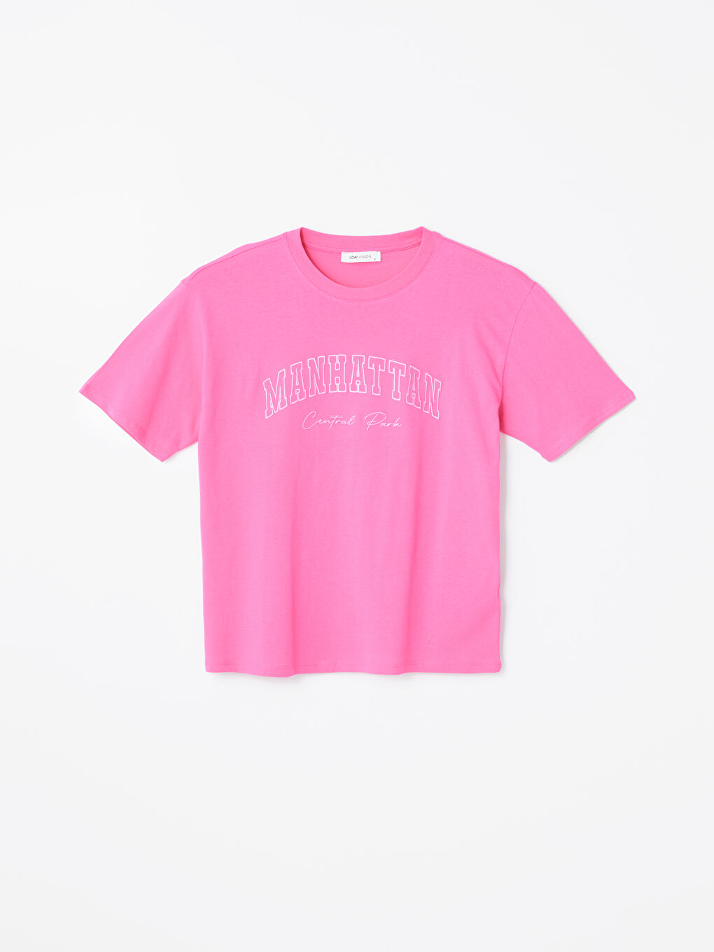 T-shirt Oversize Imprimé à Col Rond pour Femmes-5