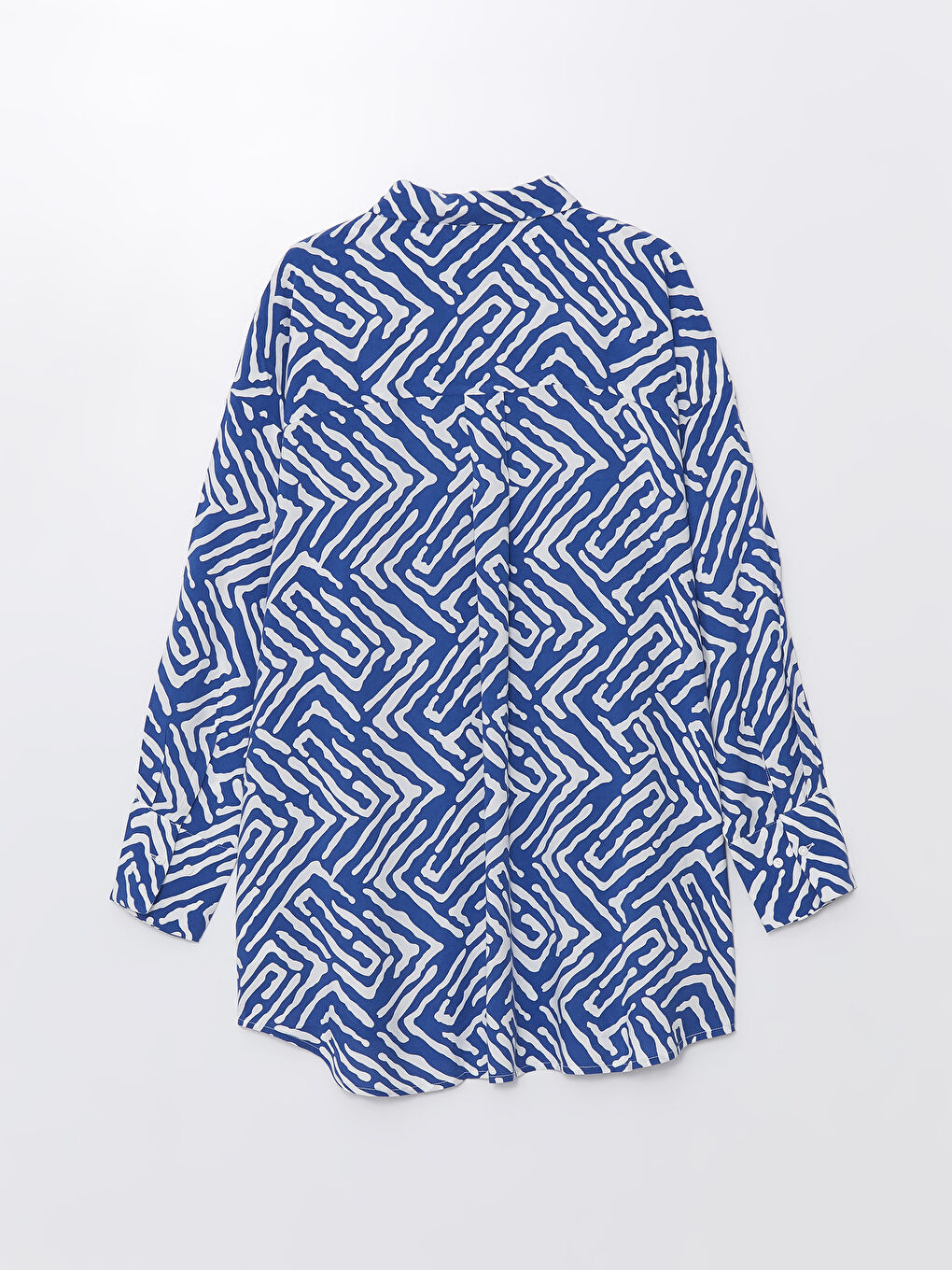 Patterned Women's Shirt Tunic-6