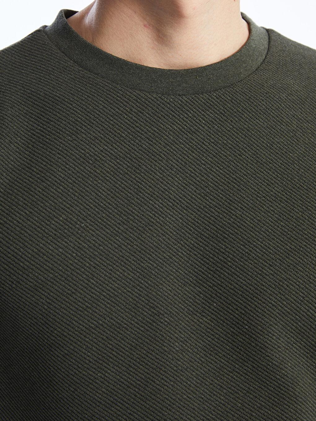 Crew Neck Long Sleeve Men's Sweatshirt -S4IG73Z8-J2L