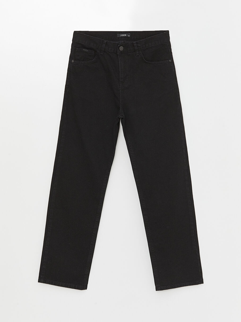 Siyah Baggy Fit Erkek Jean Pantolon-5