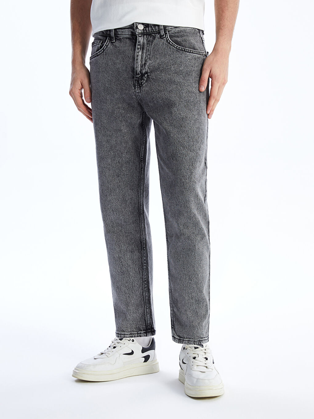 Antrasit 710 Loose Fit Erkek Jean Pantolon-2