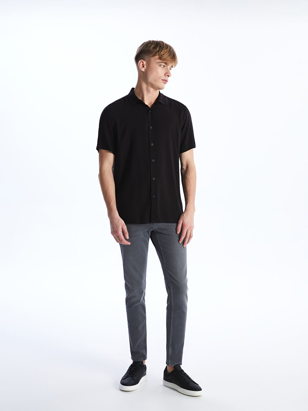 Gri 750 Slim Fit Erkek Jean Pantolon