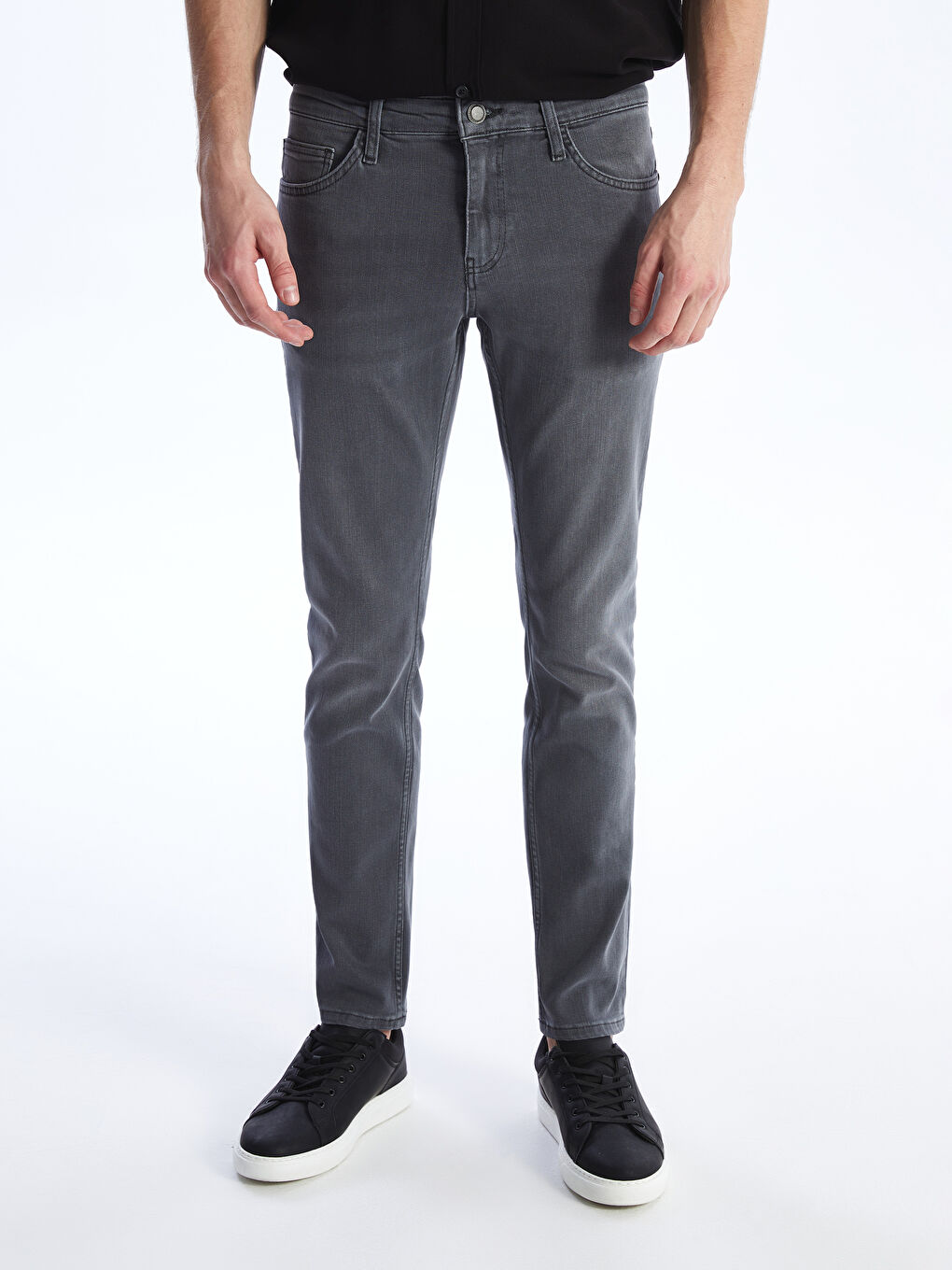 Gri 750 Slim Fit Erkek Jean Pantolon-2