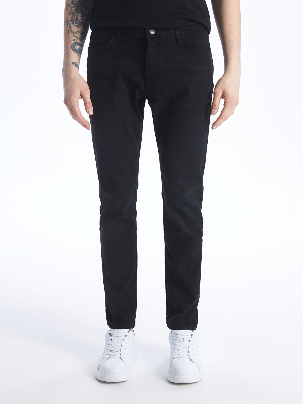 Siyah 760 Skinny Fit Erkek Jean Pantolon-2