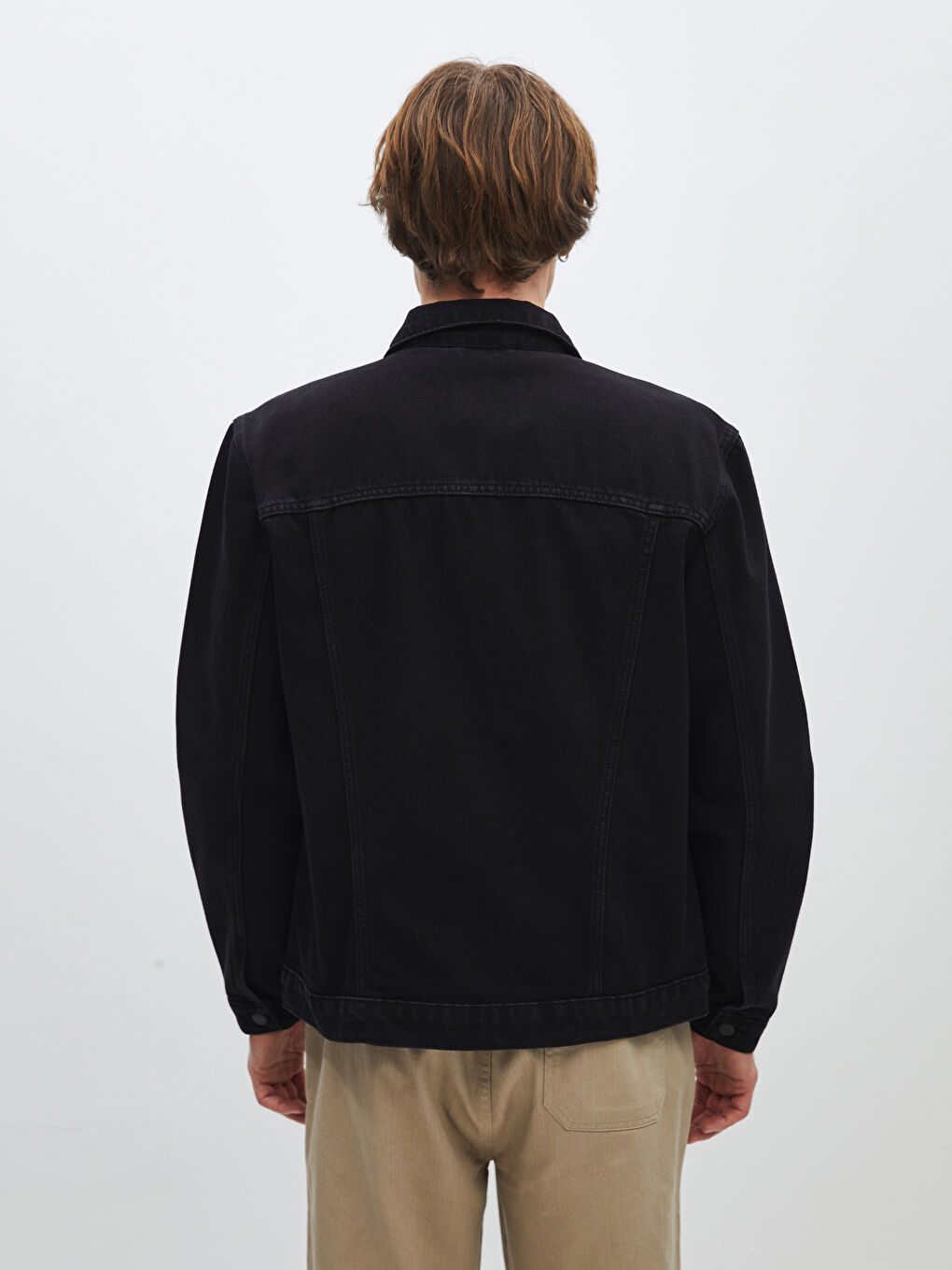 Standard Fit Men's Jean Jacket -S4IH45Z8-326