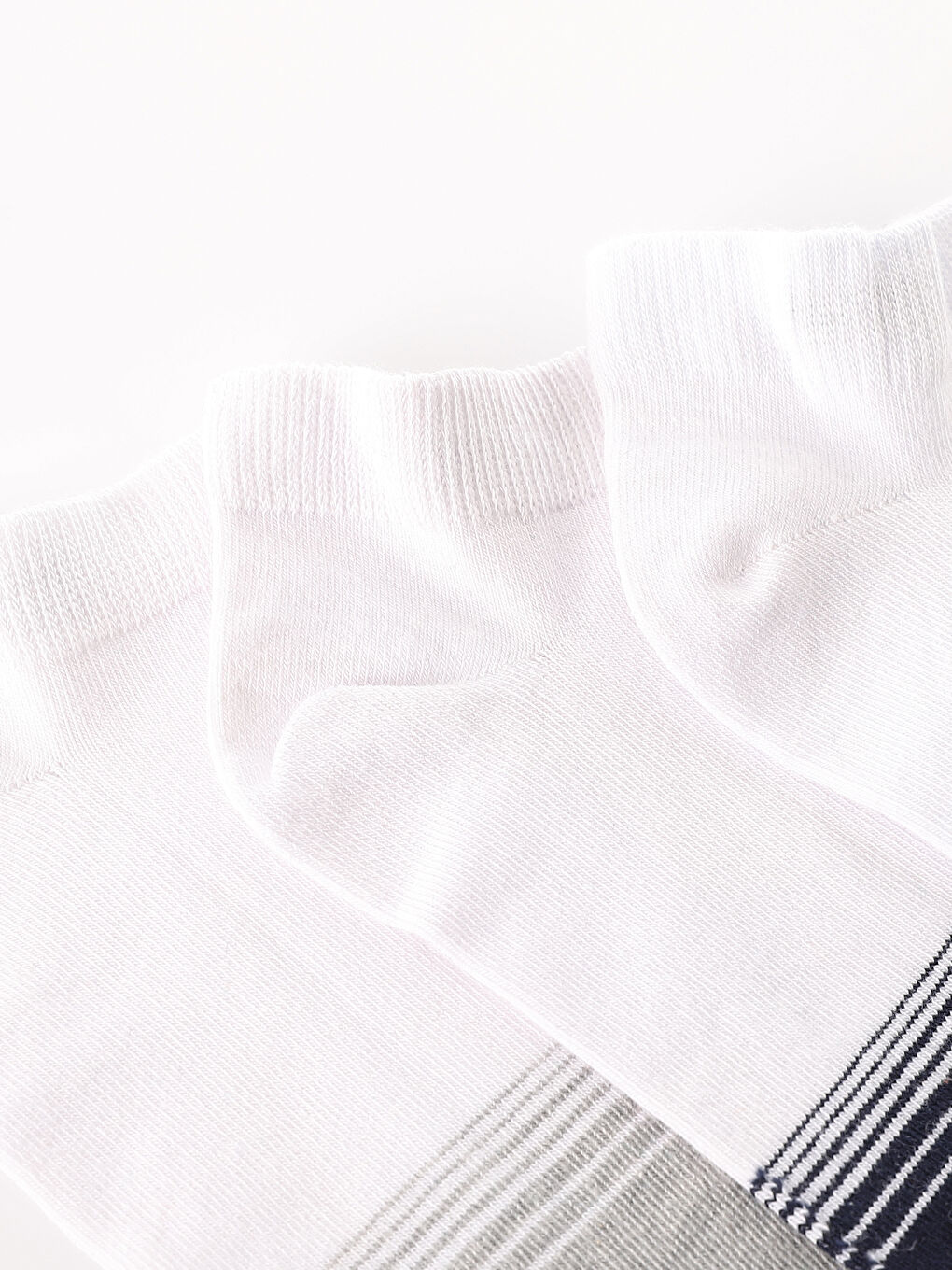 Color Block Men's Trainer Socks 5 Pack-1