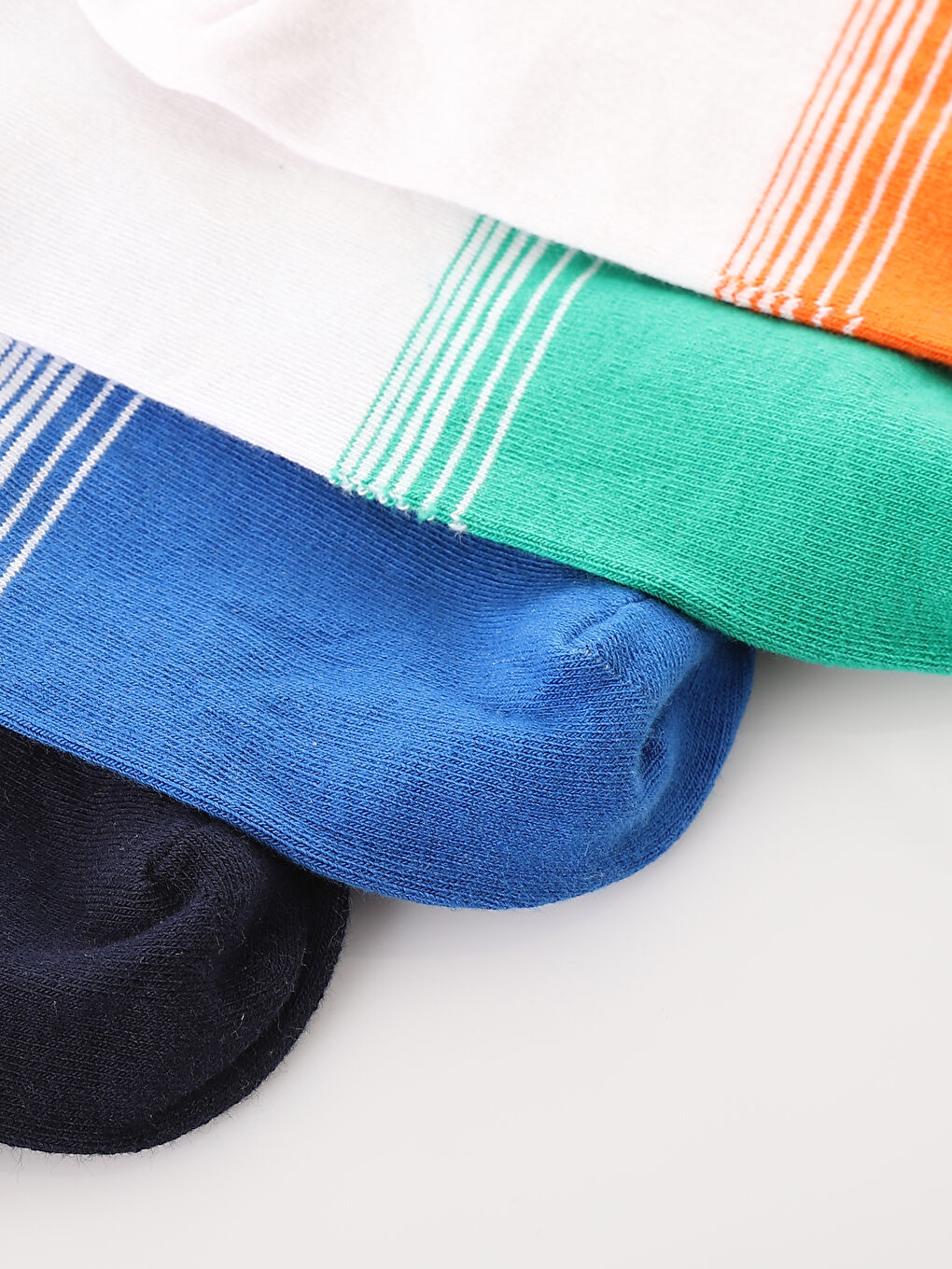 Color Block Men's Trainer Socks 5 Pack-2