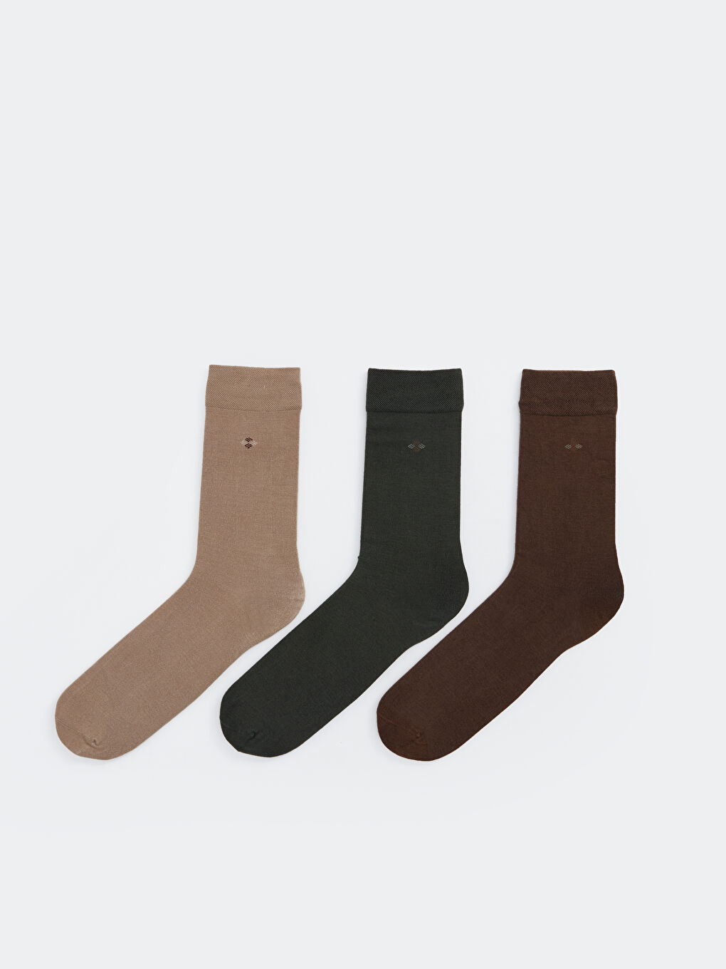 Chaussettes de cheville en bambou à motifs pour hommes, lot de 3 pièces