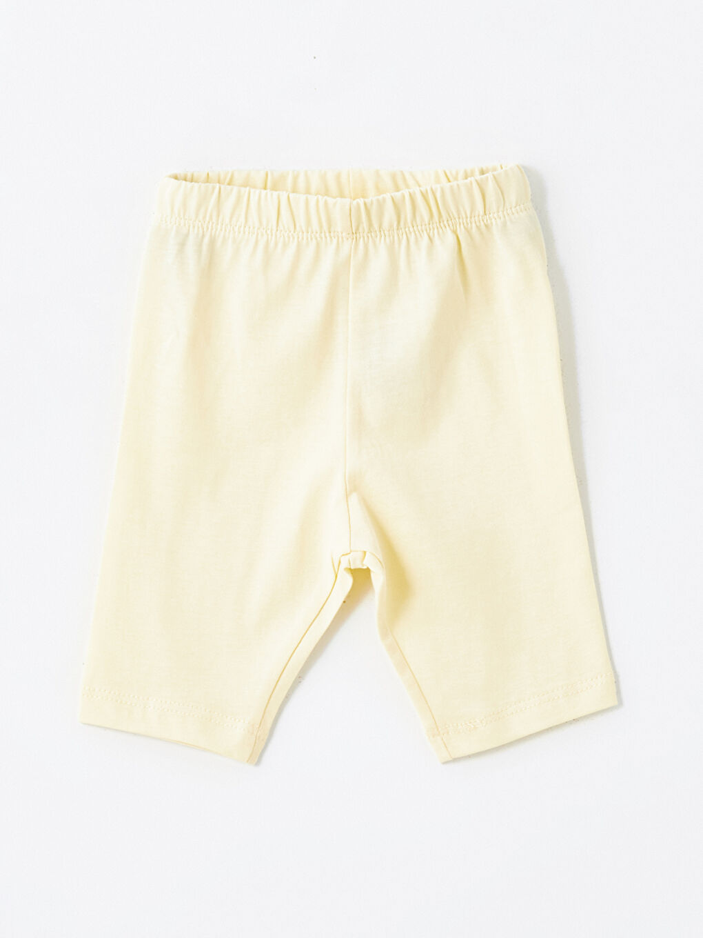 Sarı Beli Lastikli Kız Bebek Tayt
