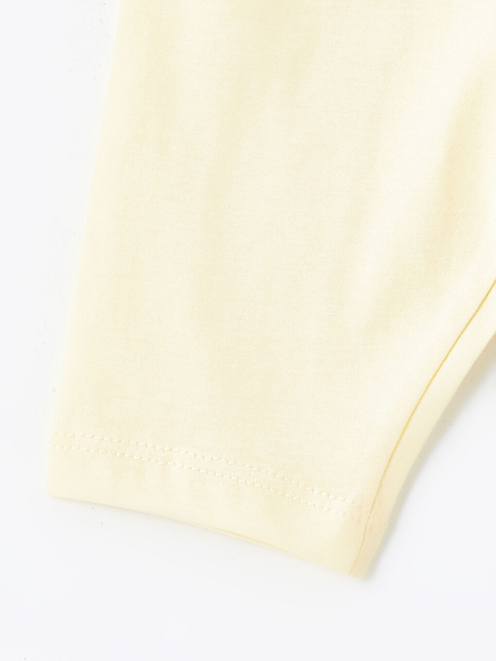 Sarı Beli Lastikli Kız Bebek Tayt-1