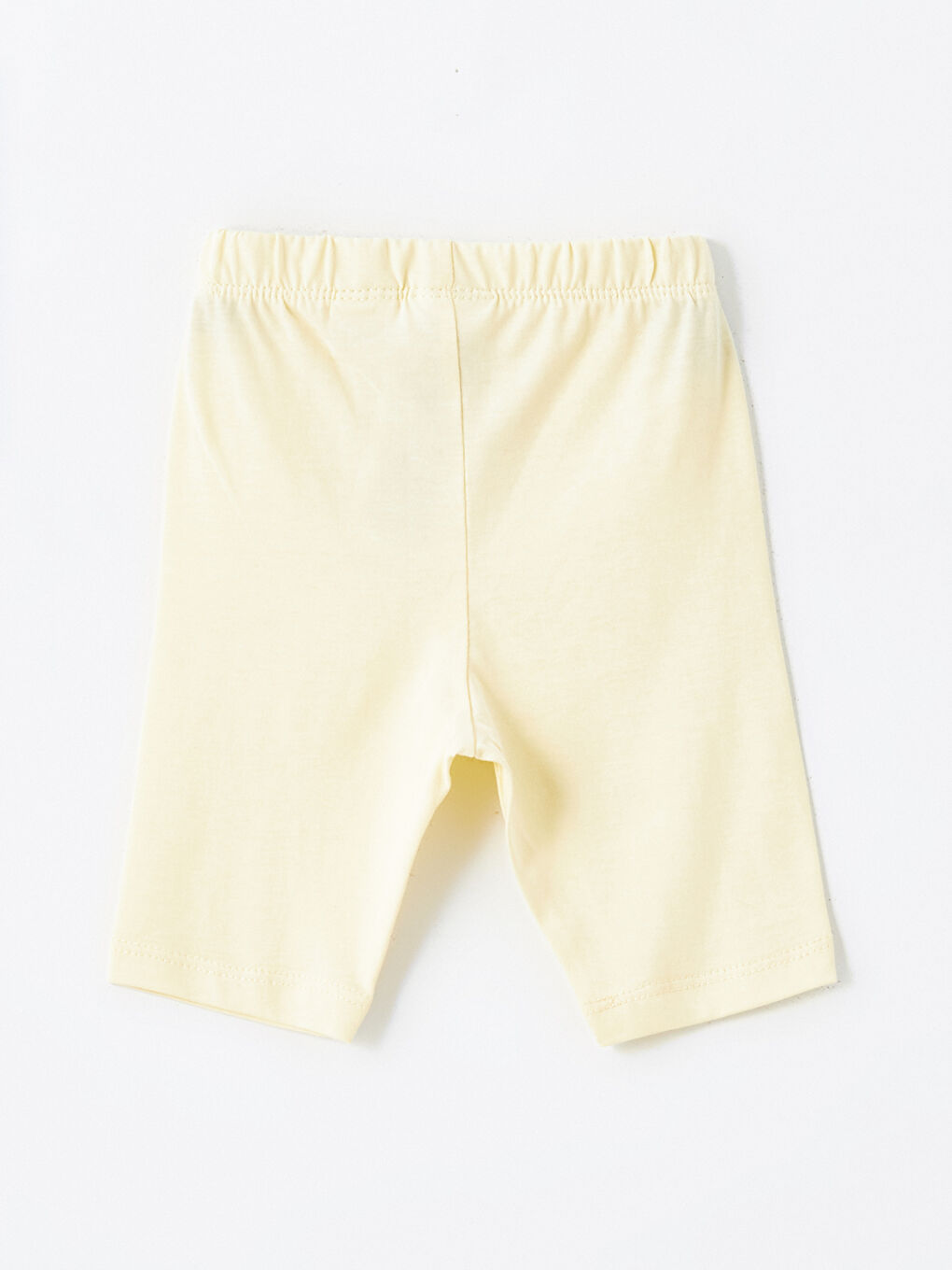 Sarı Beli Lastikli Kız Bebek Tayt-2