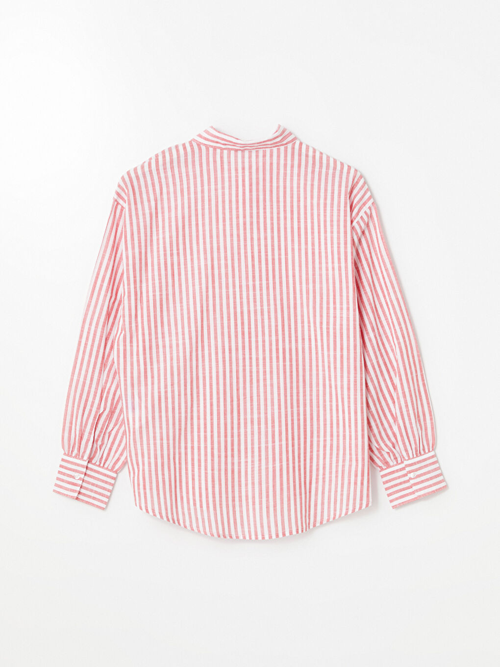 LCW Vision Striped Oversize Poplin Women's Shirt -S4II40Z8-LJE