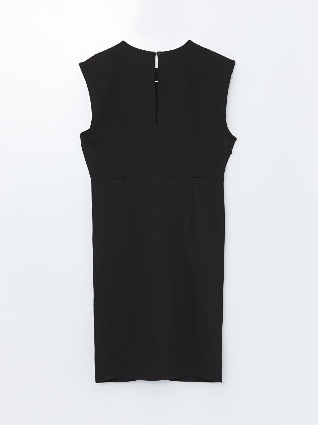 Women's Crew Neck Plain Dress -S4II41Z8-CVL