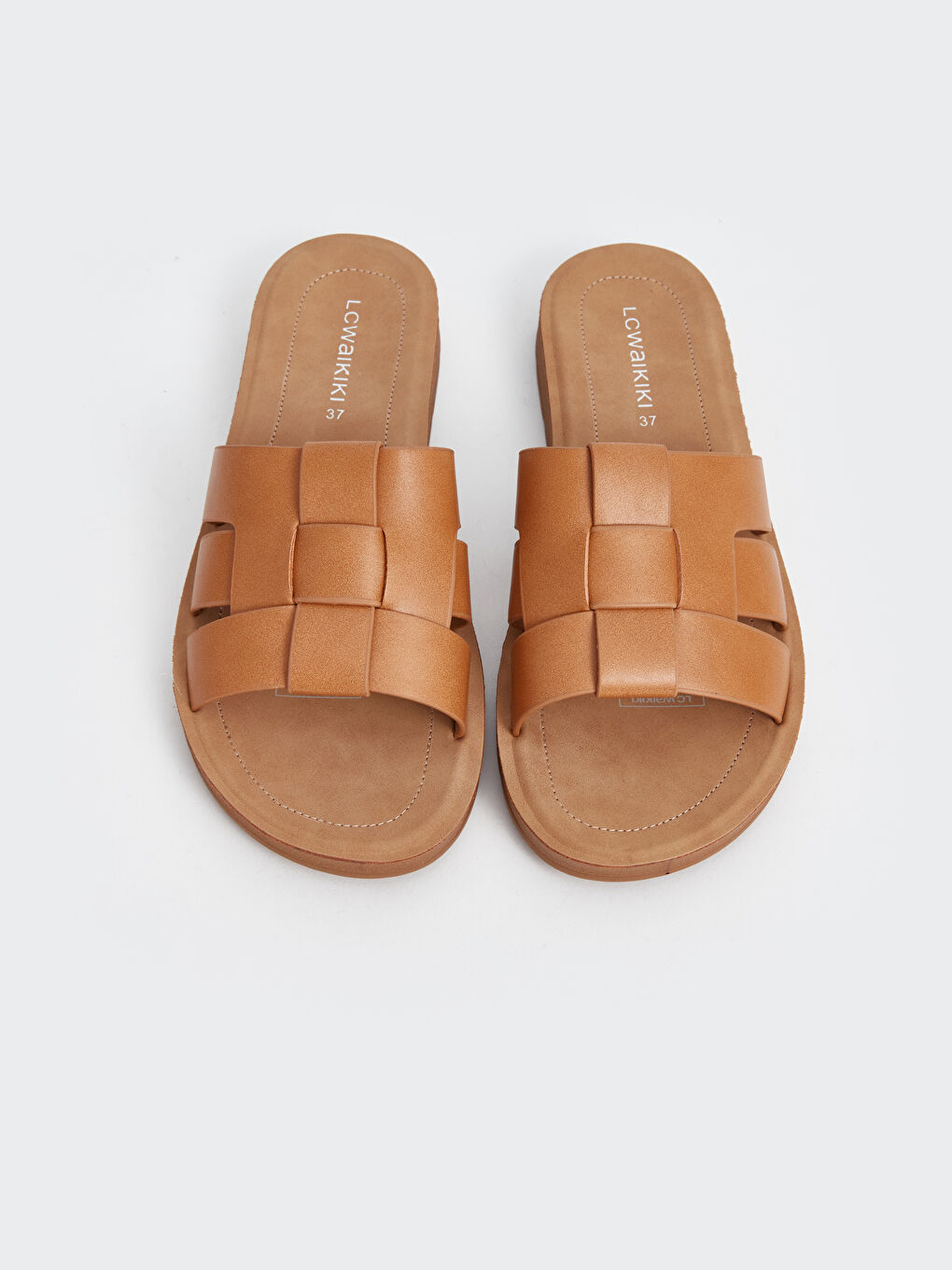 Faux Leather Women's Slippers -S4II51Z8-JJL