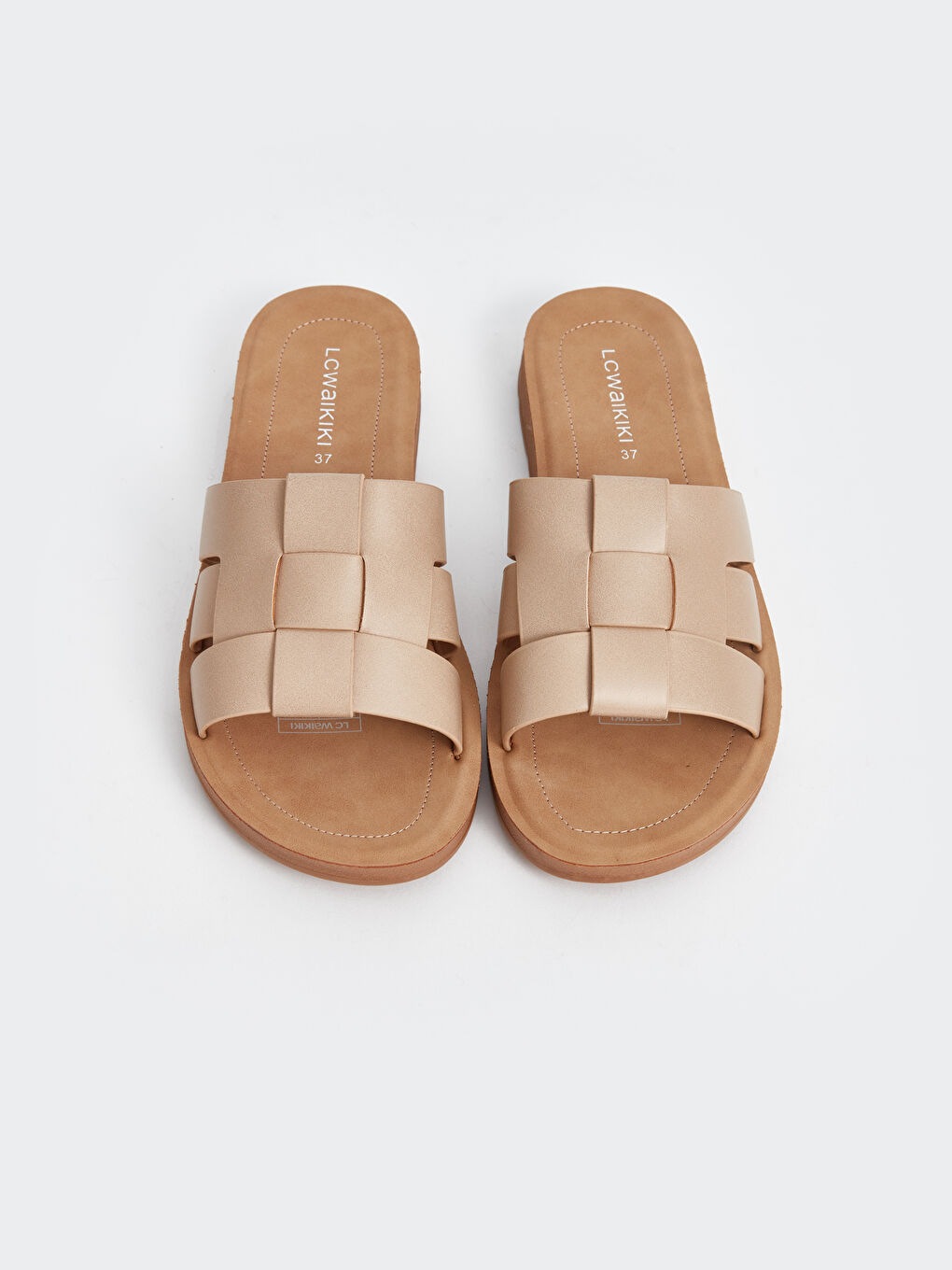 Faux Leather Women's Slippers -S4II51Z8-YAW