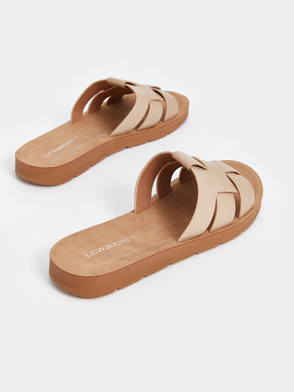 Faux Leather Women's Slippers -S4II51Z8-YAW
