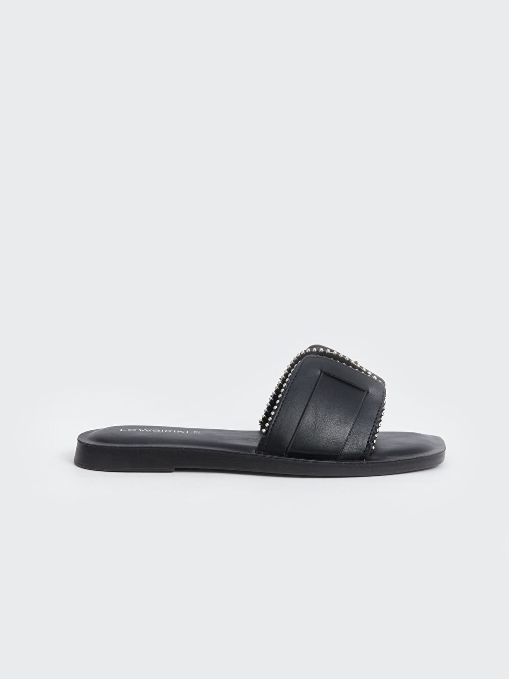 Stone Detailed Women's Slippers -S4II52Z8-HUC