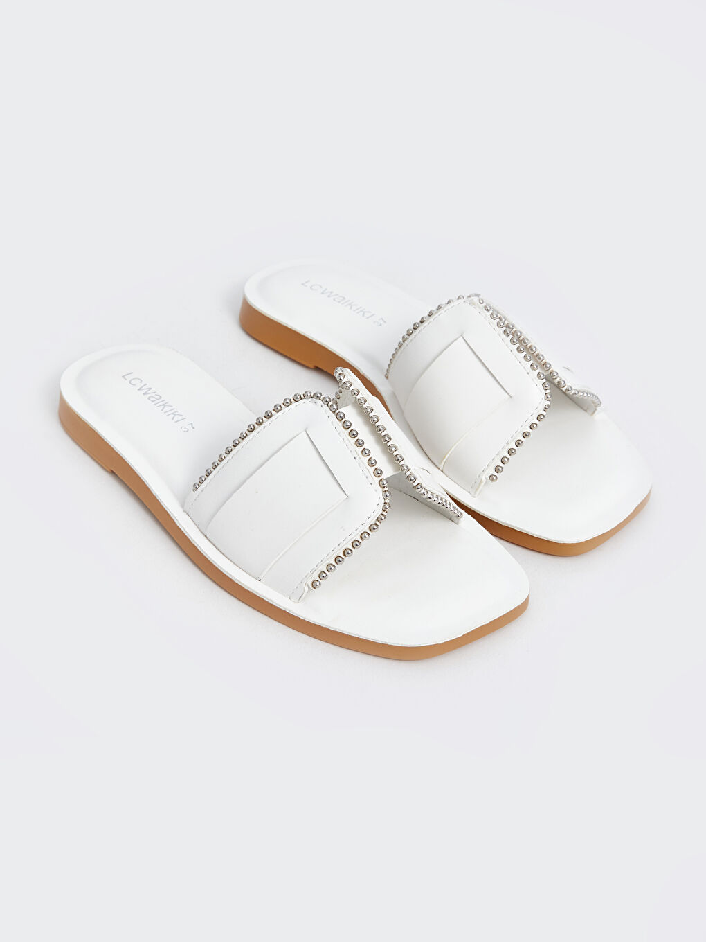 LCW STEPS Stone Detailed Women's Slippers -S4II52Z8-J5E
