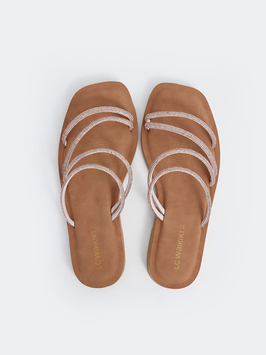 LC Waikiki Stone Detailed Women's Slippers -S4II53Z8-G5N
