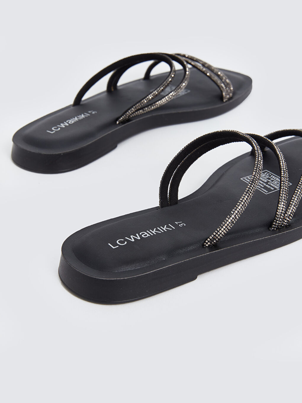 Stone Detailed Women's Slippers -S4II53Z8-HUC