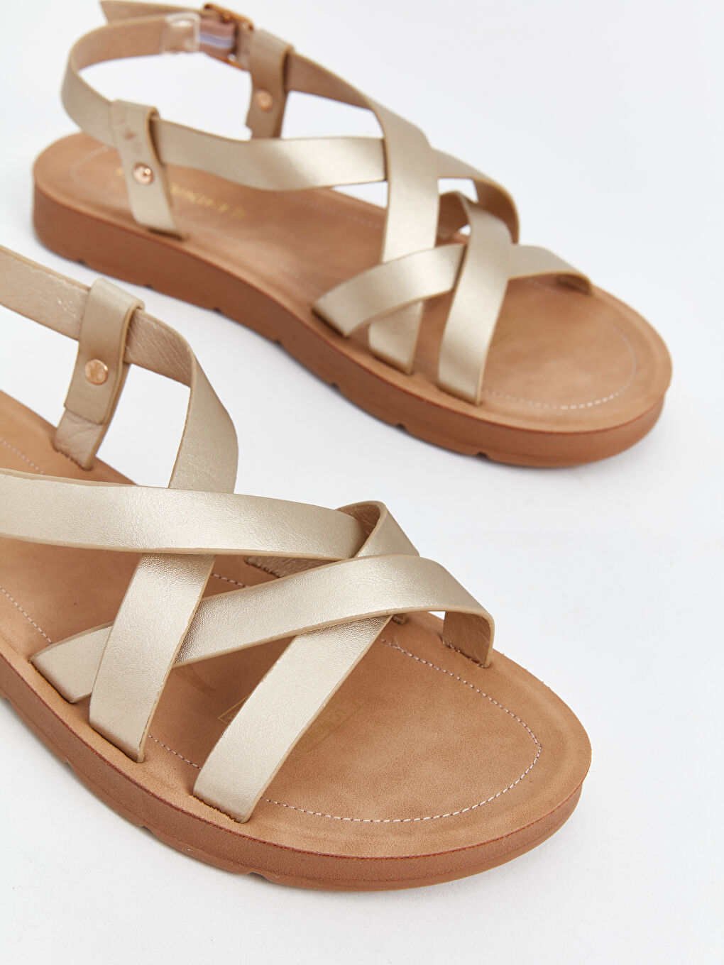 Cross Strap Women's Sandals -S4IJ02Z8-GHW