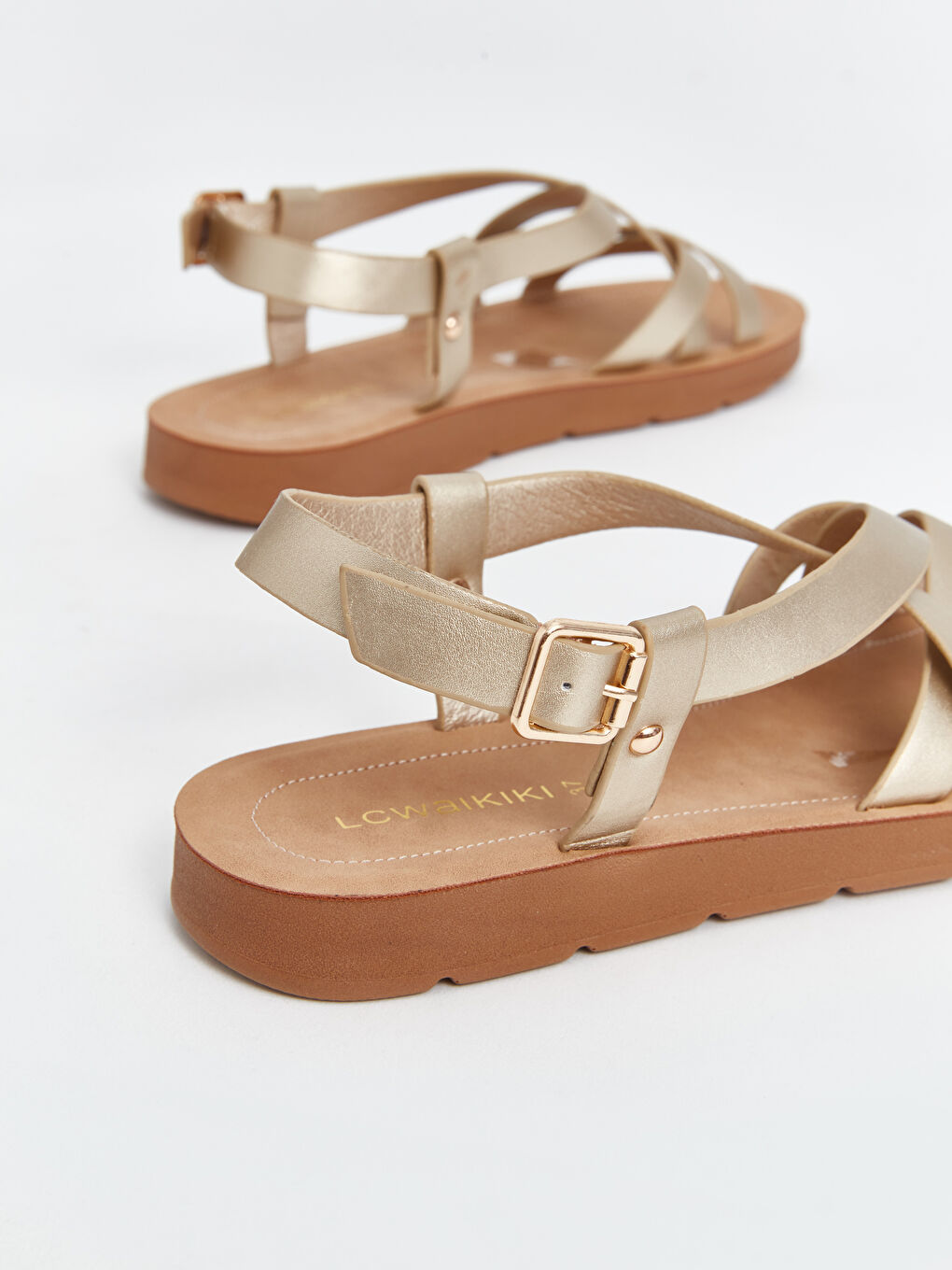 Cross Strap Women's Sandals -S4IJ02Z8-GHW