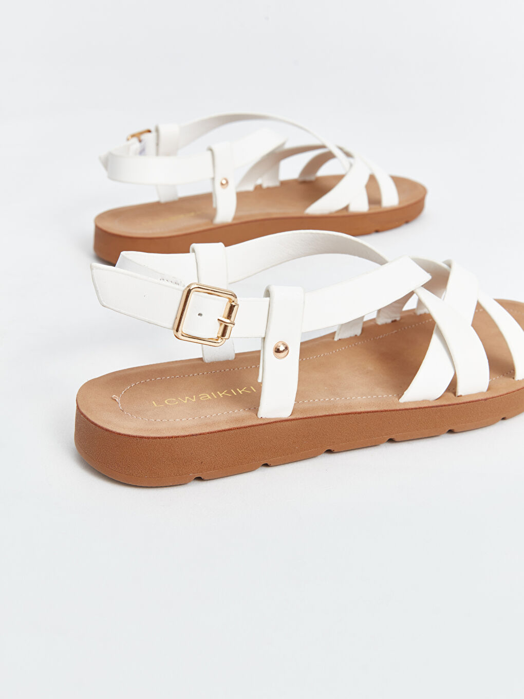 Cross Strap Women's Sandals -S4IJ02Z8-KE8