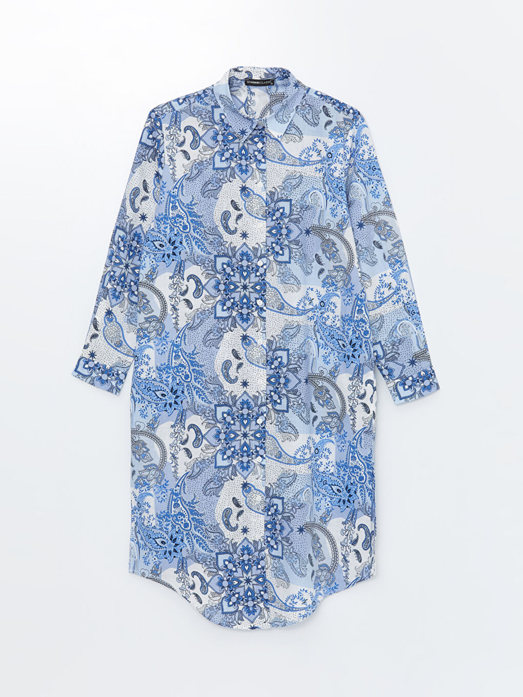 Patterned Women's Shirt Tunic -S4IJ88Z8-LQQ