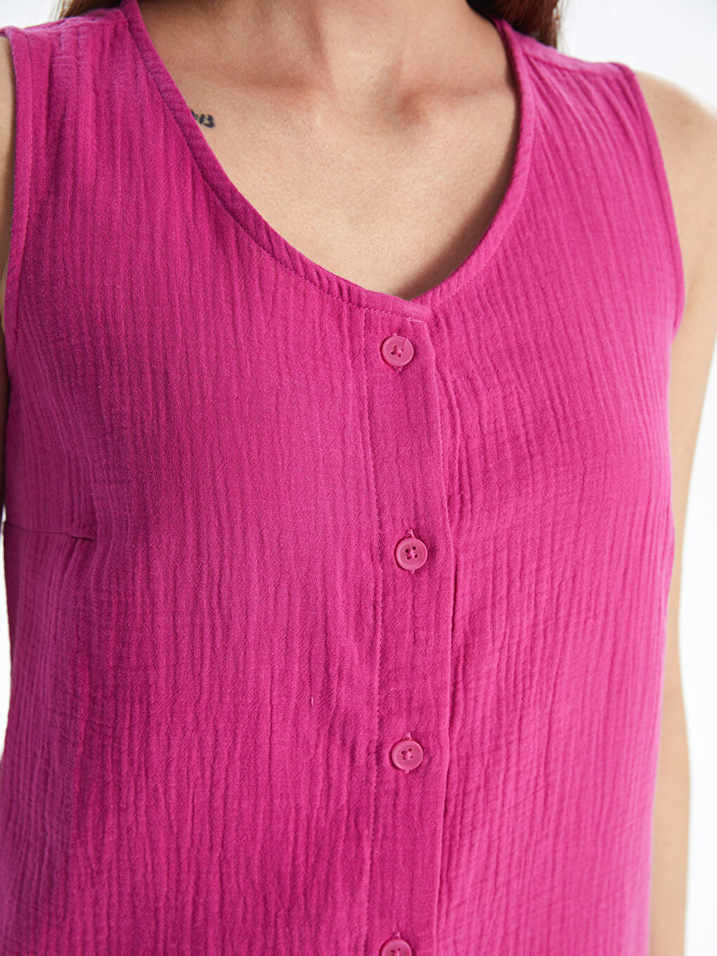 V Neck Straight Women Blouse -S4IJ93Z8-EDF