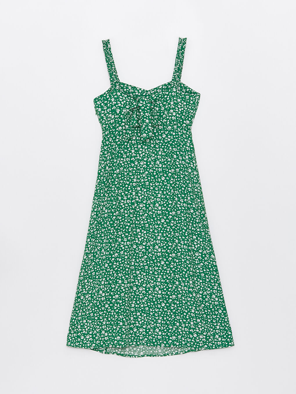 Rochie Florală cu Decolteu în Formă de Inimă pentru Femei-6