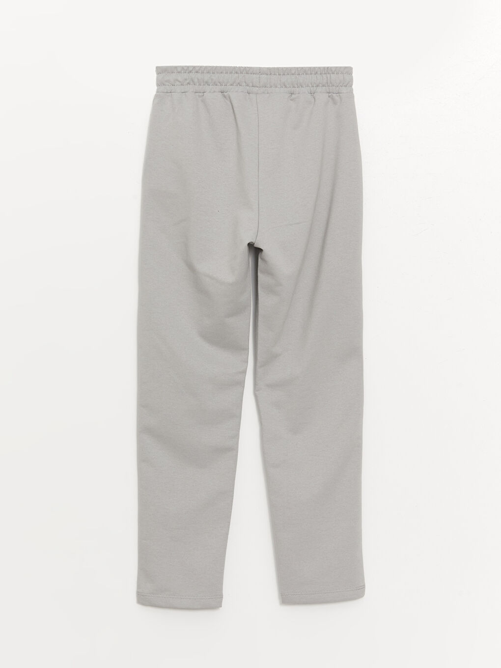 Gri Beli Lastikli Basic Kız Çocuk Eşofman Altı-1