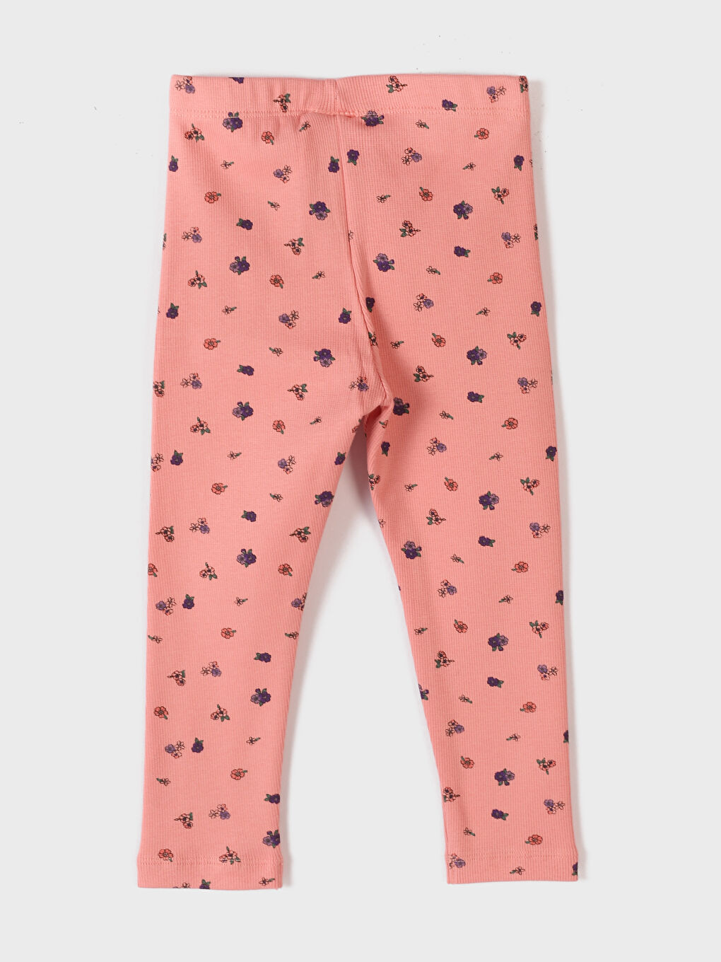Elasticated Waist Printed Baby Girls' Leggings 2 Pack -S4IM09Z1-LT4