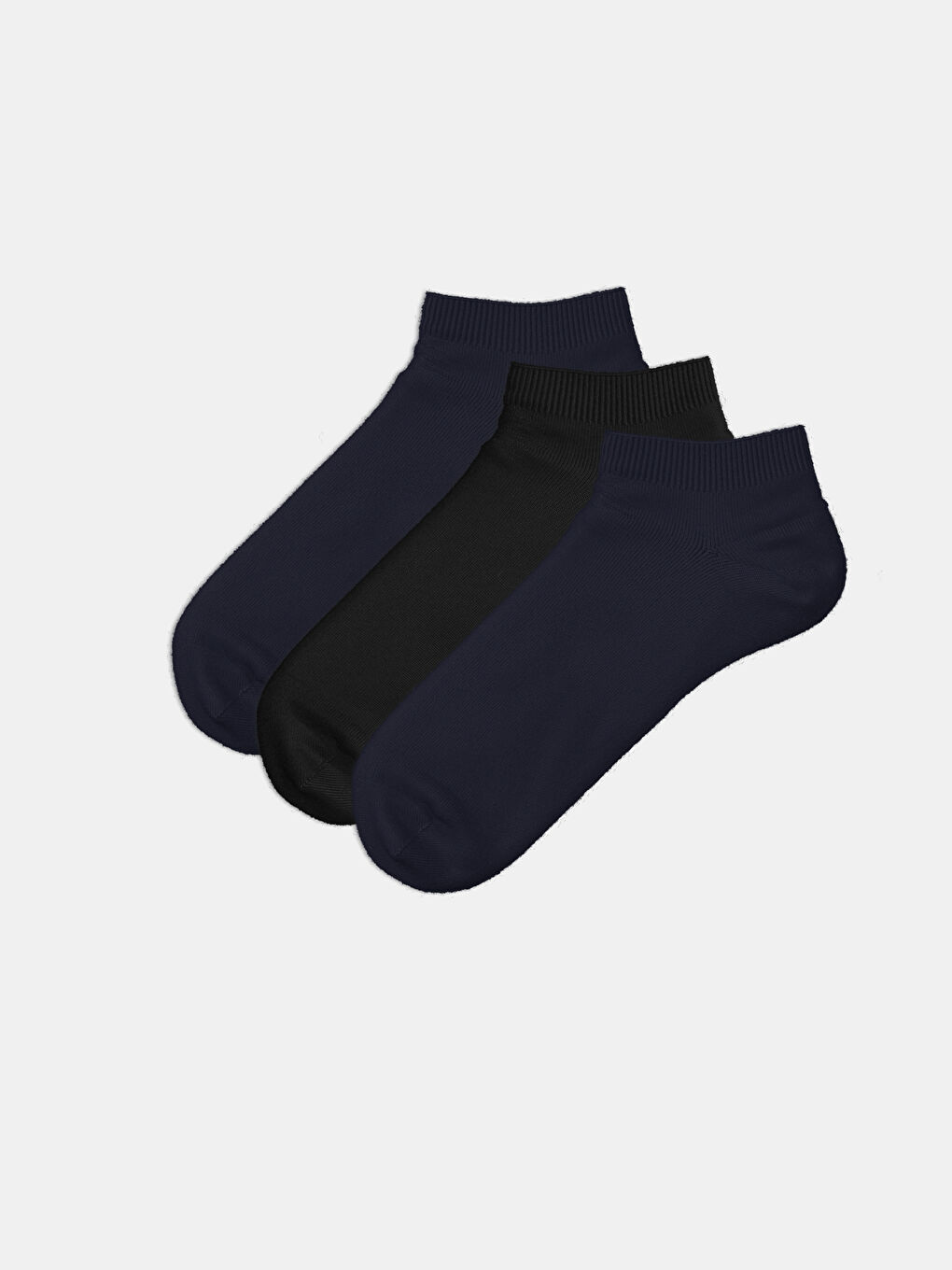 Ерлерге арналған өрнексіз патик шұлықтары 3 данадан тұратын-1