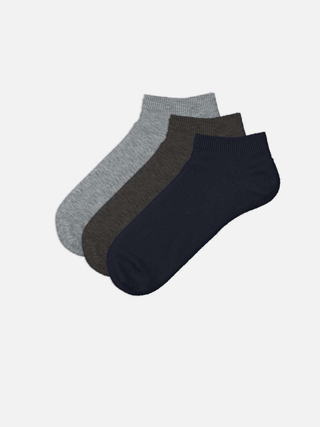 Ерлерге арналған өрнексіз патик шұлықтары 3 данадан тұратын-1