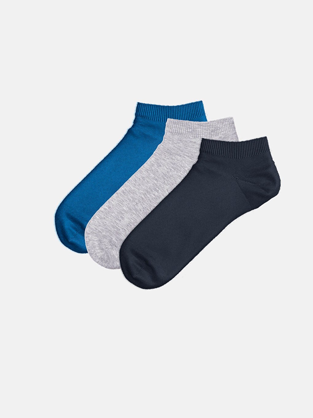 Ерлерге арналған өрнексіз патик шұлықтары 3 данадан тұратын-1