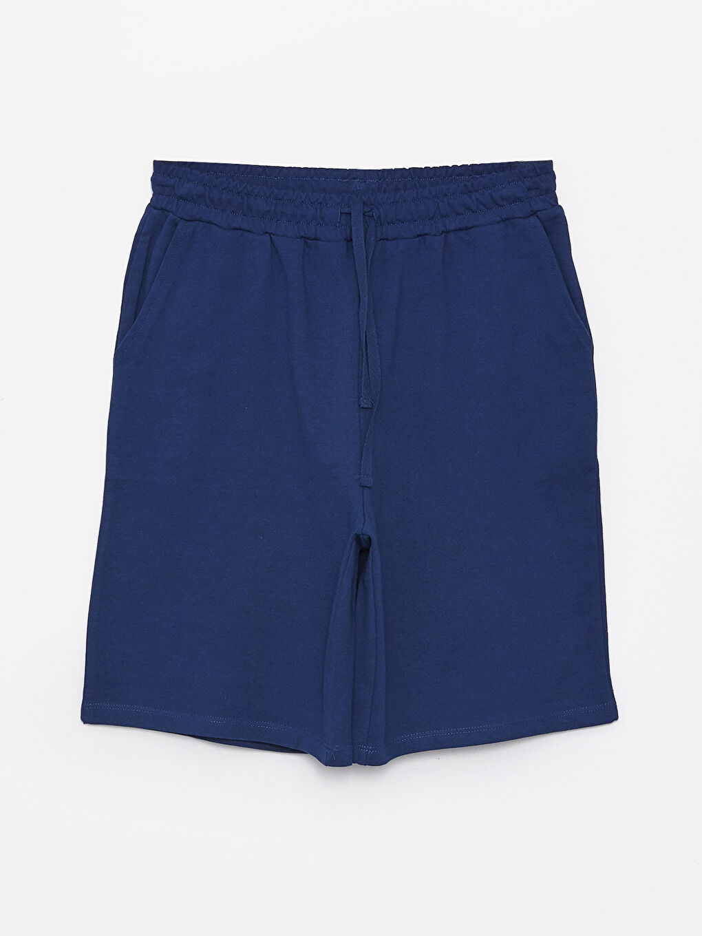 LCWAIKIKI Basic Lacivert Kadın Beli Lastikli Düz Şort - 5