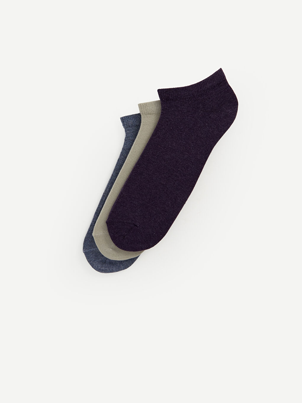 Ерлерге арналған өрнексіз патик шұлықтары 3 данадан тұратын-1