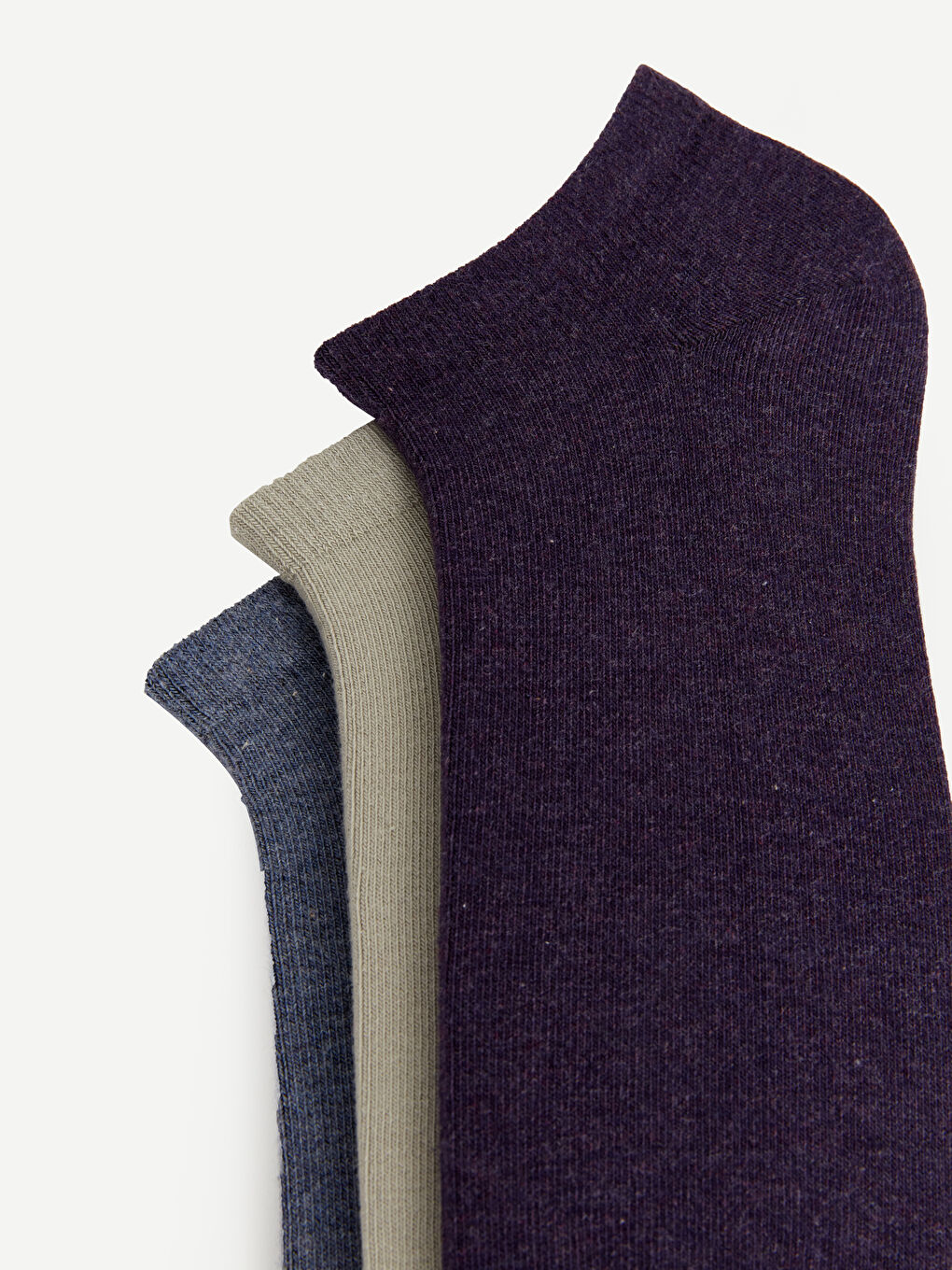 Ерлерге арналған өрнексіз патик шұлықтары 3 данадан тұратын-2