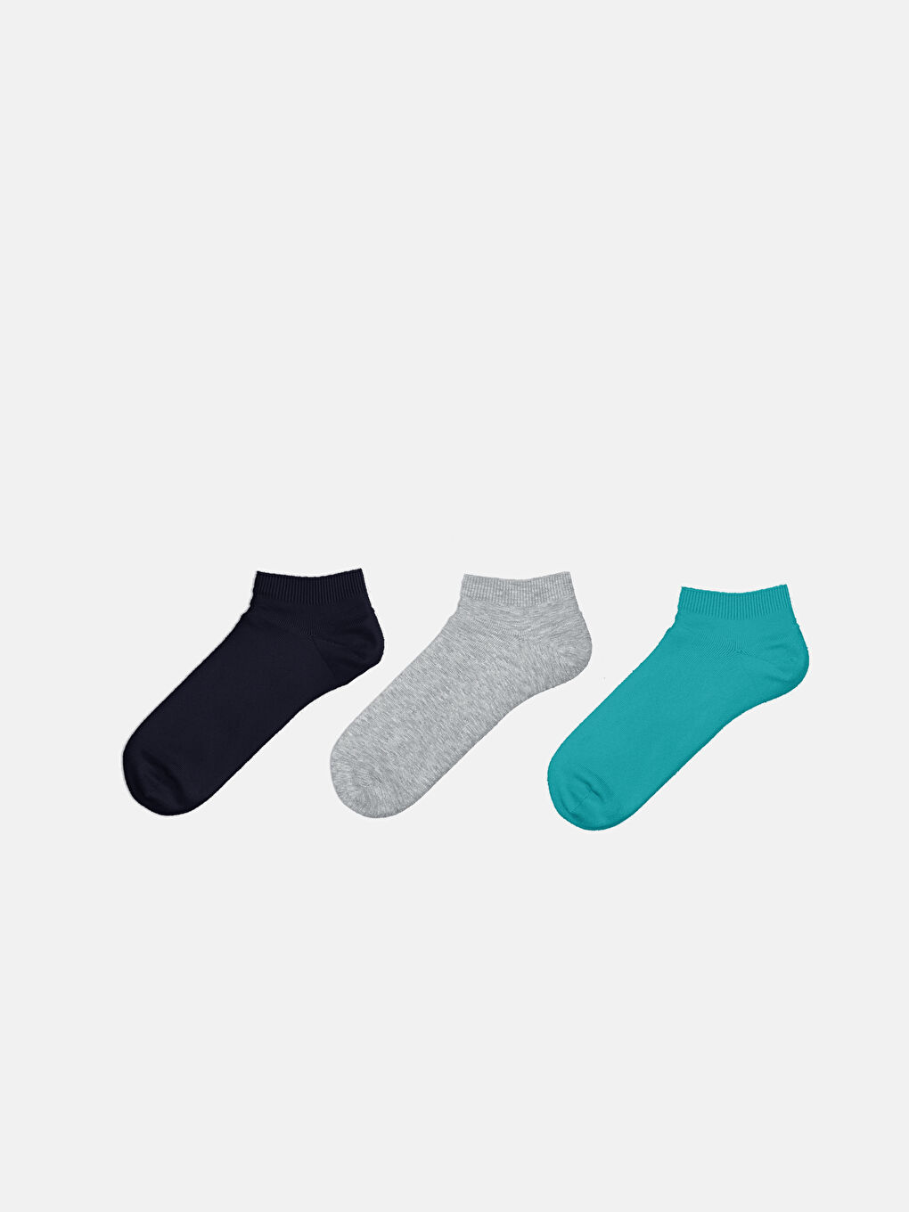 Однотонные Мужские Короткие Носки Комплект из 3-х штук