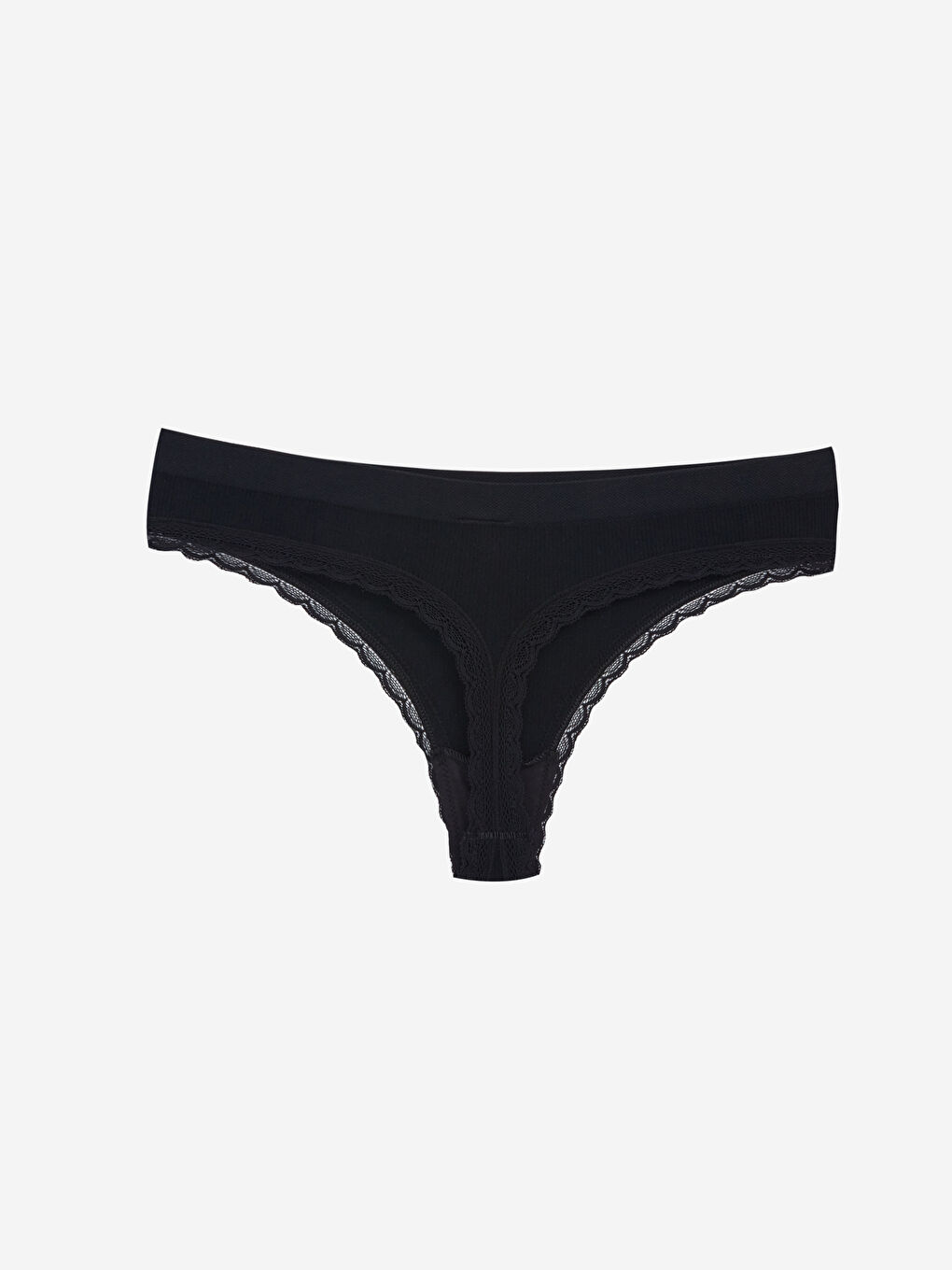 Lace Detailed Thong Panties -S4IN05Z8-CVL